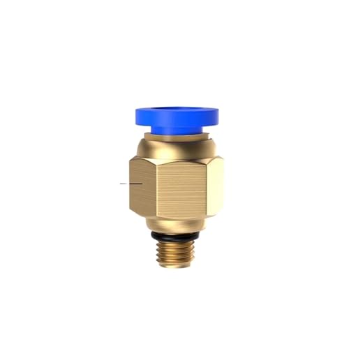 Pneumatische Luft Anschluss Fitting PC 4mm 6mm 8mm 10mm 12mm Gewinde 1/8 "1/4" 3/8 "1/2 schlauch Armaturen Rohr Schnell Anschlüsse(PC8-01) von LIHWQ