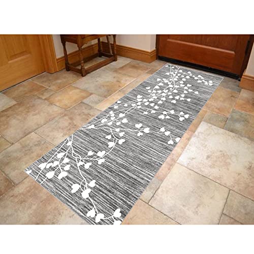 Korridor Teppich- Moderne Minimalist Flur Läufer Teppich, rutschfeste, Breite 60cm / 80cm / 100cm / 120cm erhältlich, Länge Anpassbare (Size : 60×200cm) von LIHY