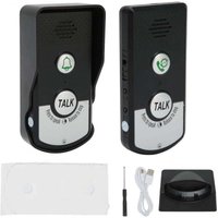 2er-Pack Sprach-Türklingel, 1000 m Reichweite, USB-Ladefunktion, intelligentes, kabelloses Anrufsystem, wasserdicht, für Zuhause und Büro – ANPVIZ 2er-Pack Sprach-Türklingel, 1000 m Reichweite, USB-Ladefunktion, intelligentes, kabelloses Anrufsystem, wasserdicht, für Zuhause und Büro – ANPVIZ von LIIYIELA