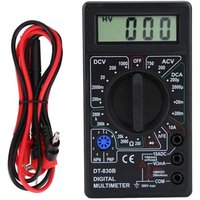 DT-830B Multifunktionales tragbares LCD-Digitalmultimeter, Amperemeter, Voltmeter, Ohmmeter, Schwarz DT-830B Multifunktionales tragbares LCD-Digitalmultimeter, Amperemeter, Voltmeter, Ohmmeter, Schwarz von LIIYIELA