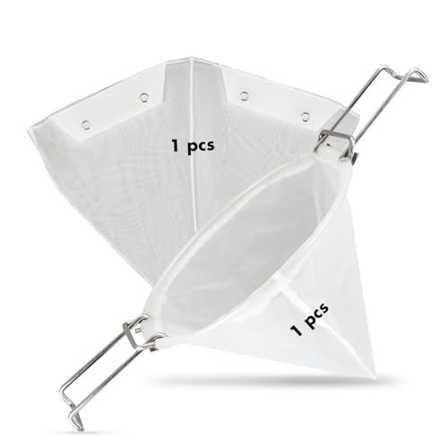 1 x Fritteusen-Ölfilter mit 1 x wiederverwendbarer Kegelfiltertasche, Fritteusen-Ölkegelfilter mit kommerziellen 25,4 cm Fritteusen-Ölfilterständer, Fettfilterkegel für Restaurants, Küchen 1 x Fritteusen-Ölfilter mit 1 x wiederverwendbarer Kegelfiltertasche, Fritteusen-Ölkegelfilter mit kommerziellen 25,4 cm Fritteusen-Ölfilterständer, Fettfilterkegel für Restaurants, Küchen von LIIZOUSUDA