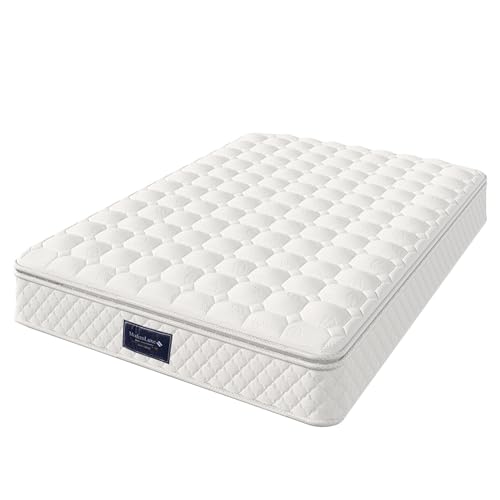 LIJBDDM Federkernmatratze, 7 Zonen Kaltschaum Matratze, Taschenfederker, versteppter Mikrofaserbezug-Topping,n, Härtegrad H3, 25cm Höhe (White + Polyester+90 * 200cm) von LIJBDDM