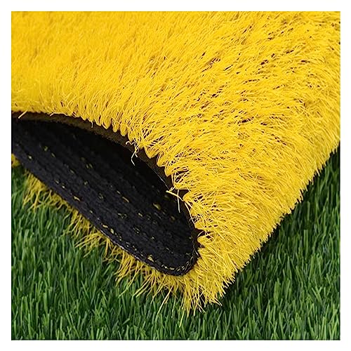 Garten-Rasenmatte, Fußmatte, Bodenschutzmatte für Hundetraining, künstliche Grasmatte für den Außenbereich, 3,5 cm dick, realistischer Kunstrasen für drinnen und draußen (Farbe: Ge von LIJBN
