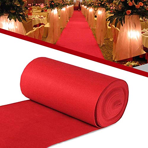 Hochzeit Teppich Boden Rote Teppiche Für Hochzeitsbankett, Festival, Abendfeiern, Awards, Veranstaltungen, (Größe: 1m x 30m) von LIJBN