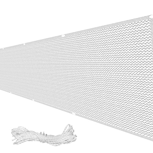 Balkon Sichtschutz Ohne Bohren 110 x 420 cm Witterungsbeständig Sichtschutz Zaunblende Sichtschutz Windschutz mit Kabelbinder für Balkon Und Terrasse, Weiß Balkon Sichtschutz Ohne Bohren 110 x 420 cm Witterungsbeständig Sichtschutz Zaunblende Sichtschutz Windschutz mit Kabelbinder für Balkon Und Terrasse, Weiß von LIJIAO