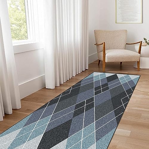 Bettvorleger Teppich Läufer für 40 x 130 cm rutschfest Waschbar In- & Outdoor Teppich Teppichläufer auf Maß mit Rutschfester Unterseite für Flur & Korridor, J von LIJIAO