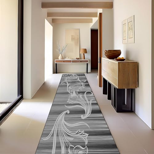 Küchenteppich Teppich Läufer Küche 100 x 250 cm rutschfest Pflegeleicht Badezimmer Küche Teppich Teppichläufer Flur Küche Erhältlich in vielen Größen für Flur & Wohnraum, J von LIJIAO