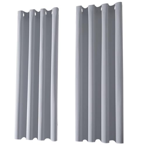 LIJIAO Vorhang Blickdicht mit Ösen 90 x 170 cm Thermo Vorhang Gegen Kälte Und Hitze Verdunkelung Fenstervorhang Gardinen 2Er Set für Wohnzimmer Schlafzimmer, Hellgrau LIJIAO Vorhang Blickdicht mit Ösen 90 x 170 cm Thermo Vorhang Gegen Kälte Und Hitze Verdunkelung Fenstervorhang Gardinen 2Er Set für Wohnzimmer Schlafzimmer, Hellgrau von LIJIAO