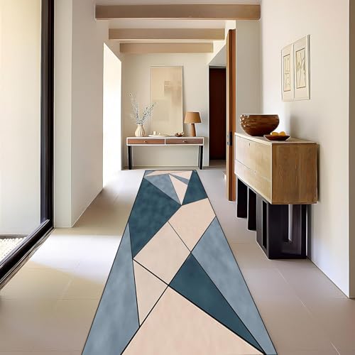 Teppich Läufer, Küchenmatte 60 x 120 cm Langlebig & strapazierfähig Läufer Wohnzimmer mit Rutschfester Unterseite für Flur & Korridor, I von LIJIAO