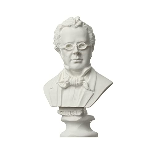 LIJUCAI Neue Minifigur Gips Statue Griechische Mythologie Prominente Berühmte Skulptur Zeichnung Praxis Gips Büste Porträts Wohnkultur,Schubert von LIJUCAI