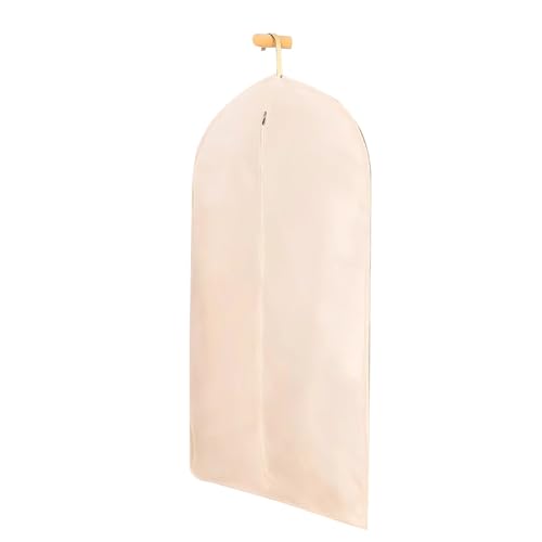 LIKANGLONGJU Kleidersack zum Aufhängen, Baumwolle, Staubdicht, Atmungsaktiv, Kleiderhülle mit Reißverschluss für Mäntel, Jacken, Hemden(58x130cm/23x51in) von LIKANGLONGJU