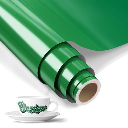 LIKCUT Vinylfolie Plotter Grün, 30,5cm x 183cm Selbstklebend Plotterfolie Vinyl für alle plottermaschine, Permanente Vinyl für Bastelprojekte, Schilder, Scrapbooking LIKCUT Vinylfolie Plotter Grün, 30,5cm x 183cm Selbstklebend Plotterfolie Vinyl für alle plottermaschine, Permanente Vinyl für Bastelprojekte, Schilder, Scrapbooking von LIKCUT