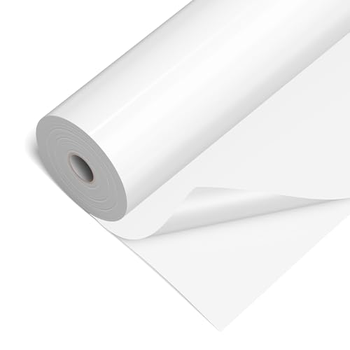 LIKCUT Vinylfolie Plotter Weiß, 30,5cm x 1524cm Selbstklebend Plotterfolie Vinyl für alle plottermaschine, Permanente Vinyl für Bastelprojekte, Schilder, Scrapbooking LIKCUT Vinylfolie Plotter Weiß, 30,5cm x 1524cm Selbstklebend Plotterfolie Vinyl für alle plottermaschine, Permanente Vinyl für Bastelprojekte, Schilder, Scrapbooking von LIKCUT