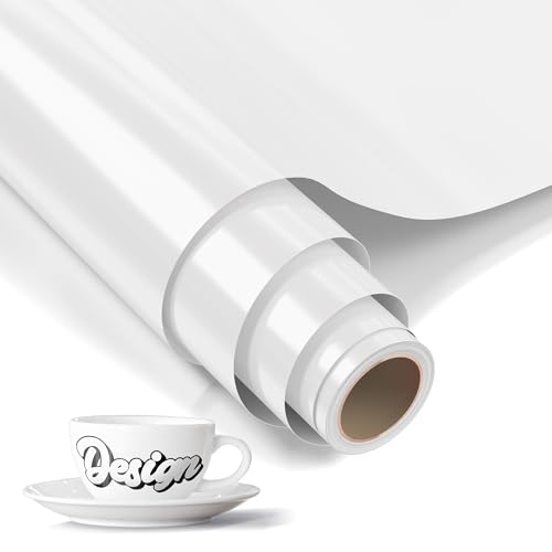 LIKCUT Vinylfolie Plotter Weiß, 30,5cm x 183cm Selbstklebend Plotterfolie Vinyl für alle plottermaschine, Permanente Vinyl für Bastelprojekte, Schilder, Scrapbooking LIKCUT Vinylfolie Plotter Weiß, 30,5cm x 183cm Selbstklebend Plotterfolie Vinyl für alle plottermaschine, Permanente Vinyl für Bastelprojekte, Schilder, Scrapbooking von LIKCUT