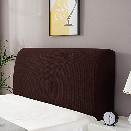 LIKE99 Bettkopfteil Bezug/Hussen, Bett Kopfteil Hussen Boxspringbezug Schutzhülle Kopfbedeckungen All-Inclusive Kopfteilbezug Schlafzimmer Dekor, Braun, 170-190cm von LIKE99