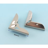 20Pcs Silber Ecken 1 1/4"(30mm Geprägt Etektorecke Dekorative Ecke Protector Metall Protektor Tipps Halterung Buch Dekoration von LIKEBAGS