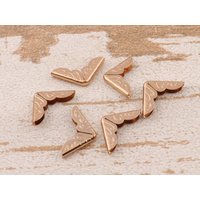 50Pcs Rose Gold Ecken - Dekorative Buch Ecke Protector Geprägt Metall Tipps Handtasche Handwerk Hardware von LIKEBAGS