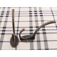 Antike Starke Wand Mount Mantel Hut Haken Metall Vintage Kopf Forstwirtschaft Solid Messing Möbel Hardware von LIKEBAGS