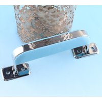 Blauer Kunststoffgriff 6"(15cm Box Latch Griff Koffer Gebogen Entsat Hardware Lederwaren Handwerk von LIKEBAGS