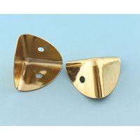 Goldene Ecken - 8Pcs 25mm Dekorative Bein Ecke Protector Metall Protektor Tipps Halterung von LIKEBAGS