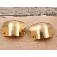 Goldene Ecken - 8Pcs Dekorative Bein Ecke Protector Geprägt Metall Tipps Klammer Schmuck Box Corner von LIKEBAGS