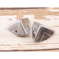 Silber Ecken - 10Pcs 25mm Dekorative Bein Ecke Protector Geprägt Metall Protektor Tipps Halterung von LIKEBAGS