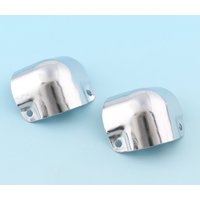 Silber Ecken - 8Pcs Dekorative Bein Ecke 25mm Protector Metall Tips Halterung Handtasche Handwerk von LIKEBAGS