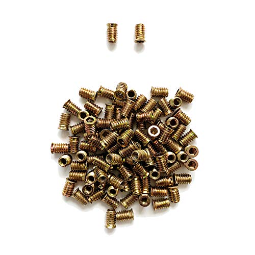 LIKERAINY 100 Stück Gewindebuchse Einschrauben mit Abdeckrand M8x20mm Gewindemutter Eisen Verzinkt Einschlagmutter Innensechskant Gewinde-Einsatz Holzmuttern Gewinde-Muffen Schrauben LIKERAINY 100 Stück Gewindebuchse Einschrauben mit Abdeckrand M8x20mm Gewindemutter Eisen Verzinkt Einschlagmutter Innensechskant Gewinde-Einsatz Holzmuttern Gewinde-Muffen Schrauben von LIKERAINY
