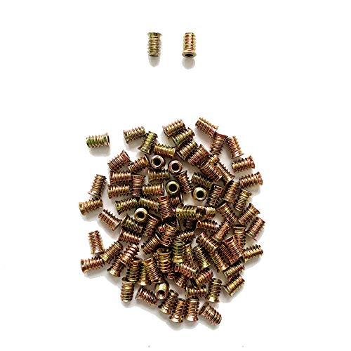 LIKERAINY 150 Stück Gewindebuchse Einschrauben mit Abdeckrand M6x17mm Gewindemutter Eisen Verzinkt Einschlagmutter Innensechskant Gewinde-Einsatz Holzmuttern Gewinde-Muffen Schrauben LIKERAINY 150 Stück Gewindebuchse Einschrauben mit Abdeckrand M6x17mm Gewindemutter Eisen Verzinkt Einschlagmutter Innensechskant Gewinde-Einsatz Holzmuttern Gewinde-Muffen Schrauben von LIKERAINY