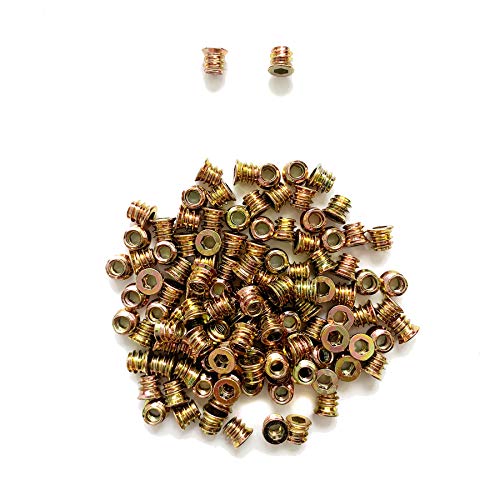 LIKERAINY 200 Stück Gewindebuchse Einschrauben mit Abdeckrand M6x10mm Gewindemutter Eisen Verzinkt Einschlagmutter Innensechskant Gewinde-Einsatz Holzmuttern Gewinde-Muffen Schrauben LIKERAINY 200 Stück Gewindebuchse Einschrauben mit Abdeckrand M6x10mm Gewindemutter Eisen Verzinkt Einschlagmutter Innensechskant Gewinde-Einsatz Holzmuttern Gewinde-Muffen Schrauben von LIKERAINY