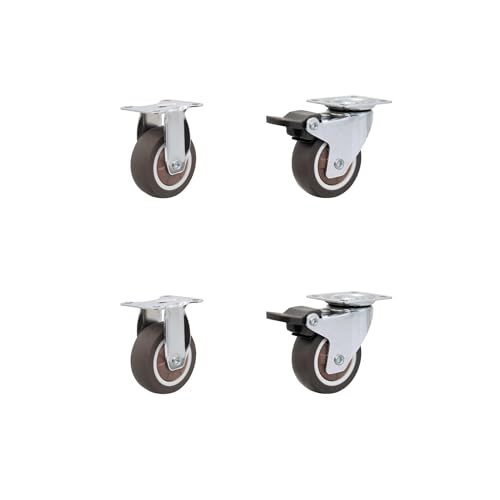 LIKERAINY Kleine Rollen Lenkrollen Geräuscharme Räder TPR-Gummiräder Möbelrollen Ø 25 x 13 mm mit Bremse mit Befestigungsplatte für Möbel und Kabinett Lenkrolle Tragkraft 40kg 4 Stück LIKERAINY Kleine Rollen Lenkrollen Geräuscharme Räder TPR-Gummiräder Möbelrollen Ø 25 x 13 mm mit Bremse mit Befestigungsplatte für Möbel und Kabinett Lenkrolle Tragkraft 40kg 4 Stück von LIKERAINY