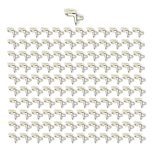 LIKERAINY Regalbodenträger Bodenträger L-form Regalträger Regalhalter für Glas und Holzböden Plattenträger zum Stecken Bohr Ø 5mm Küche Schrank Kleiderschrank Kabinett 120 Stück von LIKERAINY