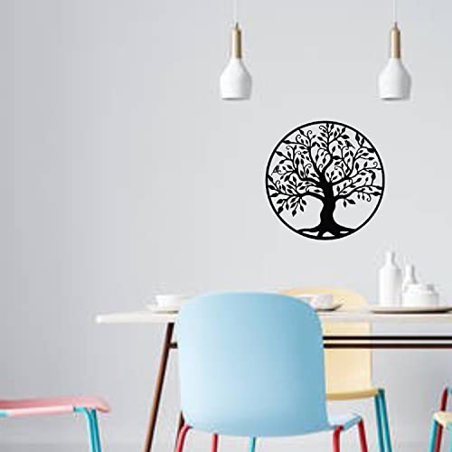 LIKEUDO 30cm Wall Hängende Lebens Baum Metall Wanddekoration Wohnzimmer Wandkunst Dekoration Wandbild Ornamente Family Geometrische Dekor von LIKEUDO