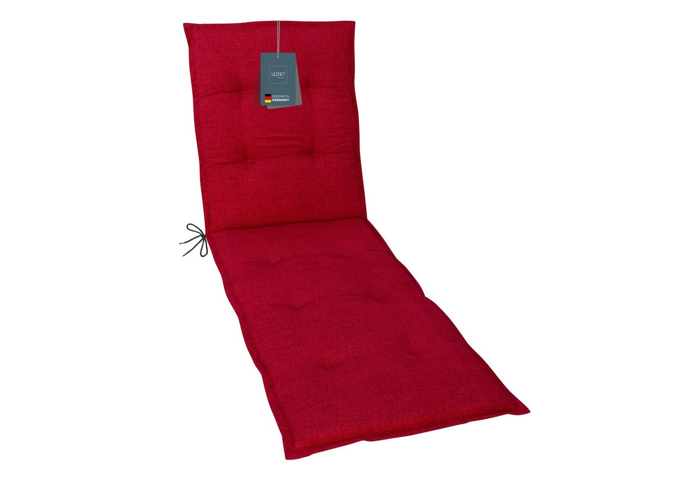 LILENO HOME Liegenauflage perfekt für Strandliege, Sonnenliege Auflage, Gartenliege Auflage, (1er Set), Polster Auflage für Rollliegen Bordeaux, Sitzpolster von LILENO HOME