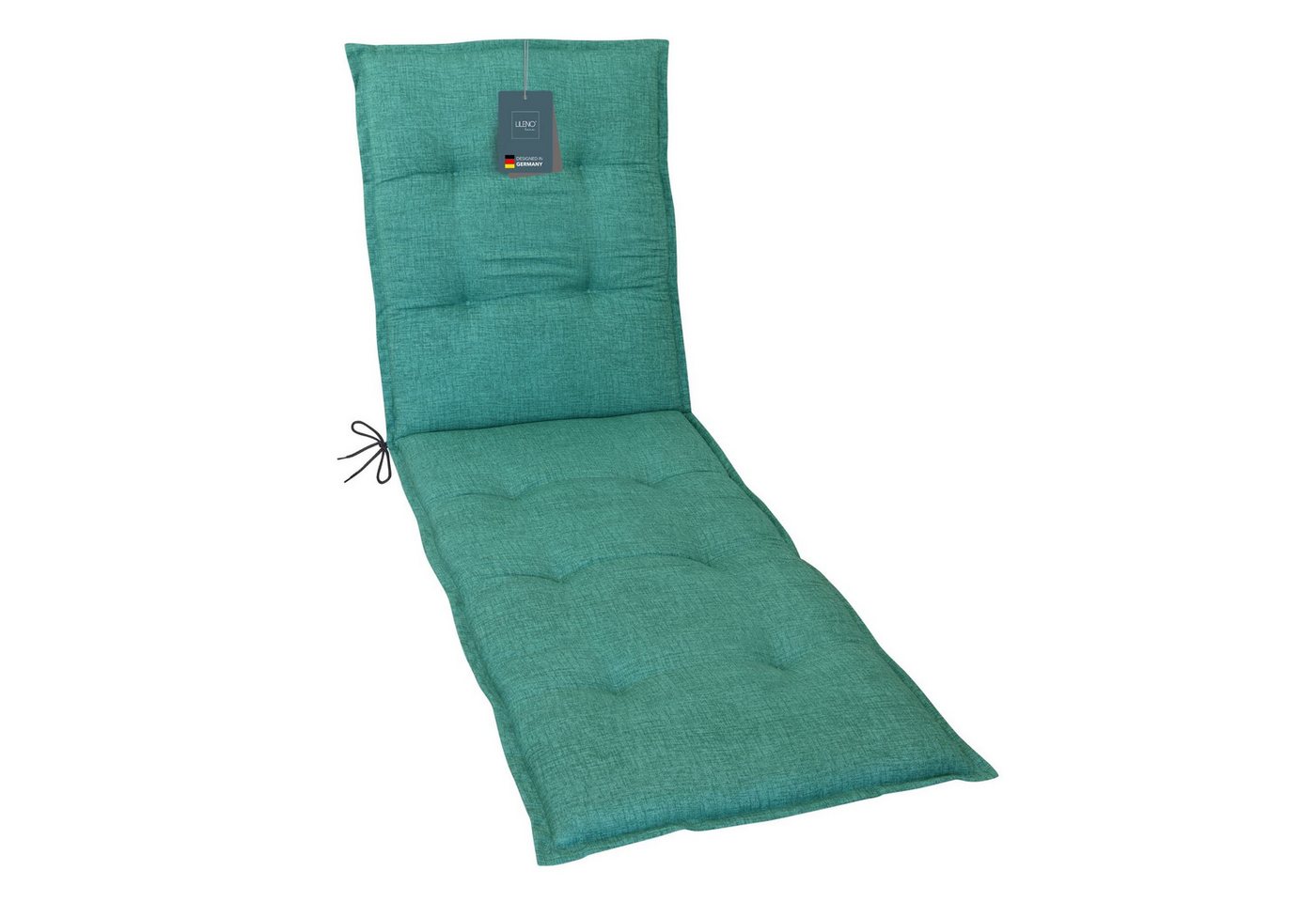 LILENO HOME Liegenauflage perfekt für Strandliege, Sonnenliege Auflage, Gartenliege Auflage, (1er Set), Polster Auflage für Rollliegen Türkisgrün, Sitzpolster von LILENO HOME