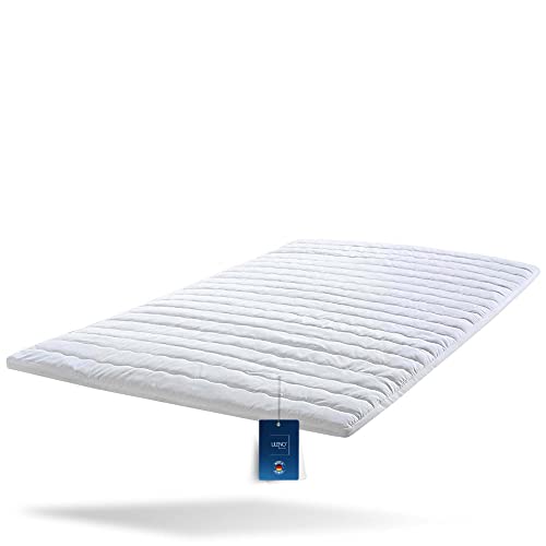 LILENO HOME Matratzentopper 180x200 cm - viscoelastischer Matratzen Topper aus Memory Foam (Dicke 3 cm) geeignet für Kaltschaum Matratzen und Boxspringbett - Topper 180x200 Matratzenauflage für Bett von LILENO HOME