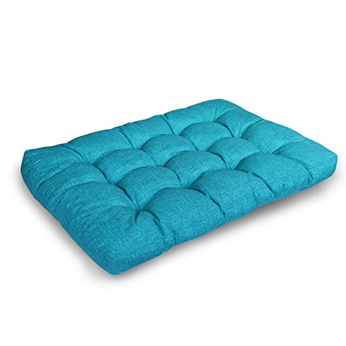 LILENO HOME Palettenkissen Set Aqua - Sitzkissen 120x80x20 cm - Polster für Europaletten - Palettenkissen Outdoor als Sitzkissen für Palettenmöbel von LILENO HOME