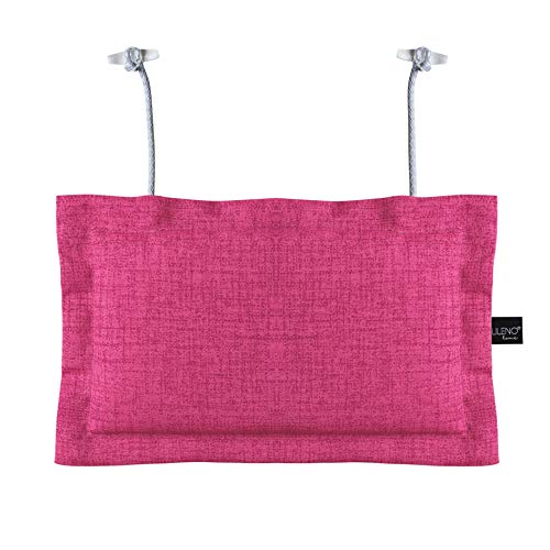 LILENO HOME Palettenkissen Set Pink - Deko-Kopfkissen 22x35 cm - Polster für Europaletten - Palettenkissen Outdoor als Sitzkissen für Palettenmöbel von LILENO HOME