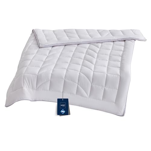 LILENO HOME Premium Sommerdecke 135x200 cm [1er Set] mit CoolComfort Klimanetz - extra weiche Bettdecke 135x200 cm - perfekt als leichte Sommer Decke - waschbar bis 95°C von LILENO HOME