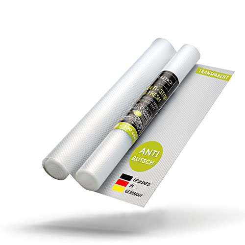 LILENO HOME Schubladenmatte 50x150 cm 2er Set (transparent) - Antirutschmatte Schubladen als Schubladeneinlage für Kühlschrank - Schublade Einlagen zuschneidbar als Antirutschmatten Küche von LILENO HOME