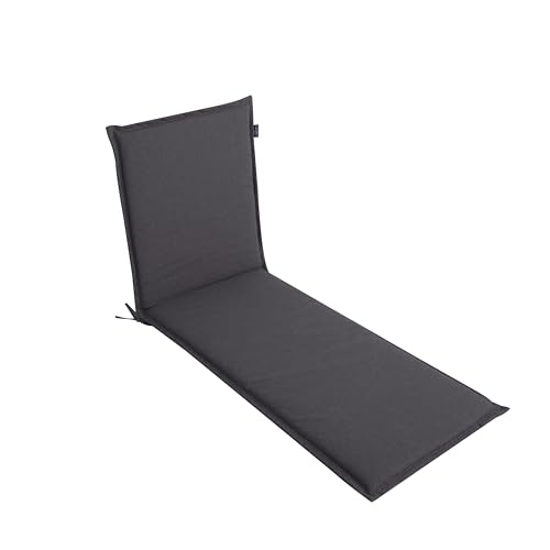 LILENO HOME Sonnenliege Auflage als [1er Set - Rollliege] in Anthrazit Y - Gartenliegen Auflage perfekt für Strandliege - Polster Auflage für Gartenliege (190x60x5cm) Malt von LILENO HOME