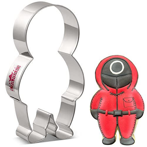 LILIAO Astronauten-Ausstechform, 13,9 cm und 11,2 cm, Roboter-Keks-Brot-Sandwich-Ausstecher, Edelstahl (Astronaut-L) von LILIAO