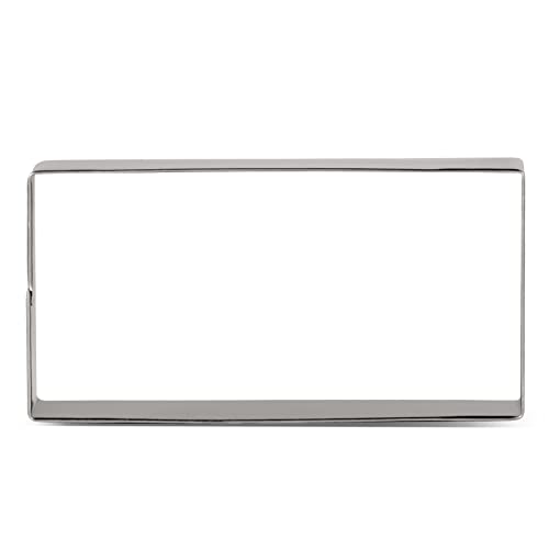 LILIAO Ausstechform Rechteckig Ausstecher Rechteck, 11,4 x 5,8 cm, Edelstahl von LILIAO