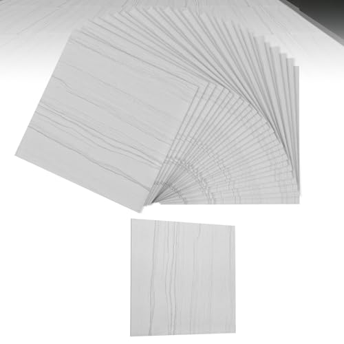 LILIIN 27 Stück Bodenbelag PVC Selbstklebend Bodenfliesen, Betonoptik Vinylboden, Klebefliesen Boden 30cm×30cm, Fliesenaufkleber Rutschfeste Venylbodenbelag für Schlafzimmer, Küche, Typ D, 2.51m² von LILIIN