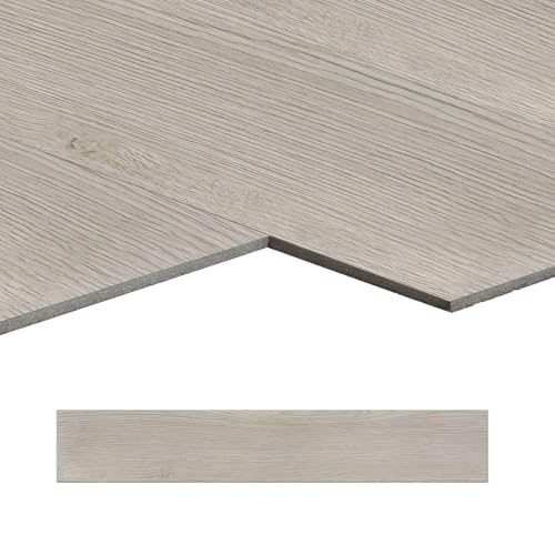LILIIN 36 Stück PVC Bodenbelag Selbstklebend Vinylboden Holzmaserung Dielen, Wasserfest Bodenfliesen, Schneidbar Fliesen, für Schlafzimmer, Küche, Wohnzimmer, Holz-Effek, Typ C, 5 m² von LILIIN