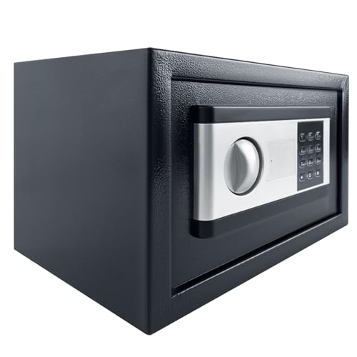 LILIIN Mini Tresor Elektronischer Safe Tresor Klein Tresor für Zuhause, 22L Möbeltresor mit 2 Sicherheitsschlüssel-Digitaler Passwort, für Hause Hotel, 35x25x25cm von LILIIN