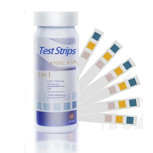 50 Stück PH Teststreifen,Pool Tester PH und Chlor Wert,Wassertester Aquarium Test Messen Wasserhärte,Wassertest,Streifen Poolwasser Wasserteststreifen,Messstreifen,für Pooltester Testen Cyanursäure 50 Stück PH Teststreifen,Pool Tester PH und Chlor Wert,Wassertester Aquarium Test Messen Wasserhärte,Wassertest,Streifen Poolwasser Wasserteststreifen,Messstreifen,für Pooltester Testen Cyanursäure von LILIKAI