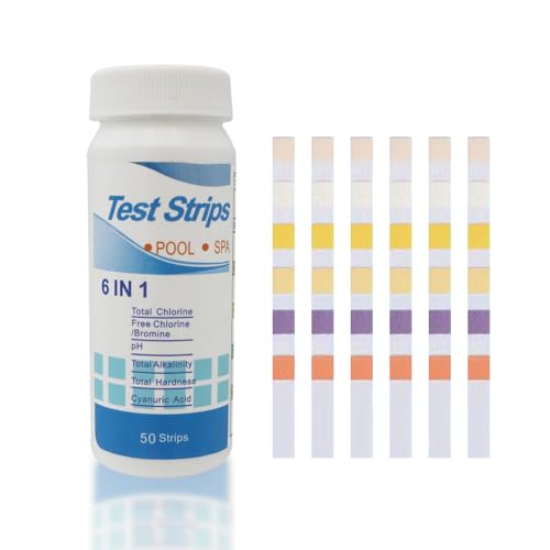 50 Stück PH Teststreifen,Pool Tester PH und Chlor Wert,Wassertester Aquarium Test Messen Wasserhärte,Wassertest,Streifen Poolwasser Wasserteststreifen,Messstreifen,für Pooltester Testen Cyanursäure 50 Stück PH Teststreifen,Pool Tester PH und Chlor Wert,Wassertester Aquarium Test Messen Wasserhärte,Wassertest,Streifen Poolwasser Wasserteststreifen,Messstreifen,für Pooltester Testen Cyanursäure von LILIKAI