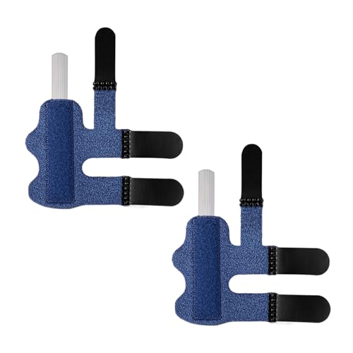 2 Stück Fingerschiene Kleiner Finger,Fingerschutz Schiene Fingerbandage Schienen Verstellbare Orthese Protector Mittelfinger zeigefinger,für Kinder Fingerschienen Arthrose Sport Splints (Blau) 2 Stück Fingerschiene Kleiner Finger,Fingerschutz Schiene Fingerbandage Schienen Verstellbare Orthese Protector Mittelfinger zeigefinger,für Kinder Fingerschienen Arthrose Sport Splints (Blau) von LILIKAI