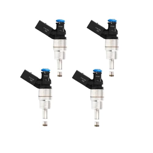 Düsen Einspritzventil Für A3 TT Für A4 Quattro 2,0 L I4 2005-2010 06F906036A Kraftstoff Injektor Düse 0261500020 Kraftstoffeinspritzdüse (Color : 4pcs) von LILLIE